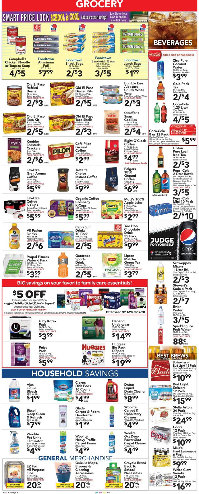 Foodtown Ad from 09/11/2020