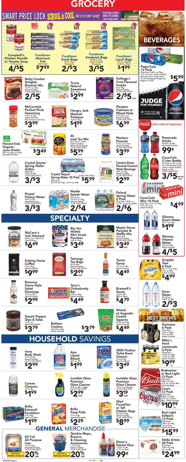 Foodtown Ad from 09/18/2020