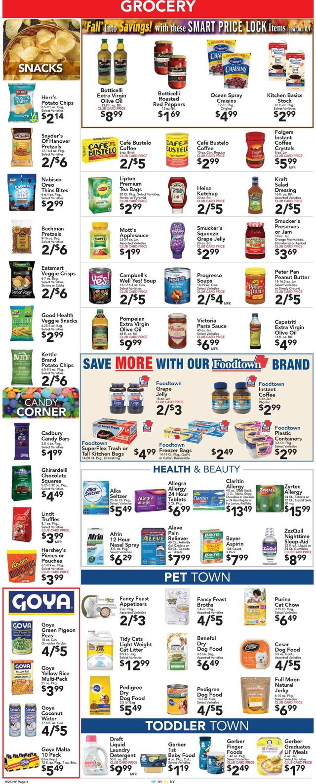 Foodtown Ad from 09/25/2020