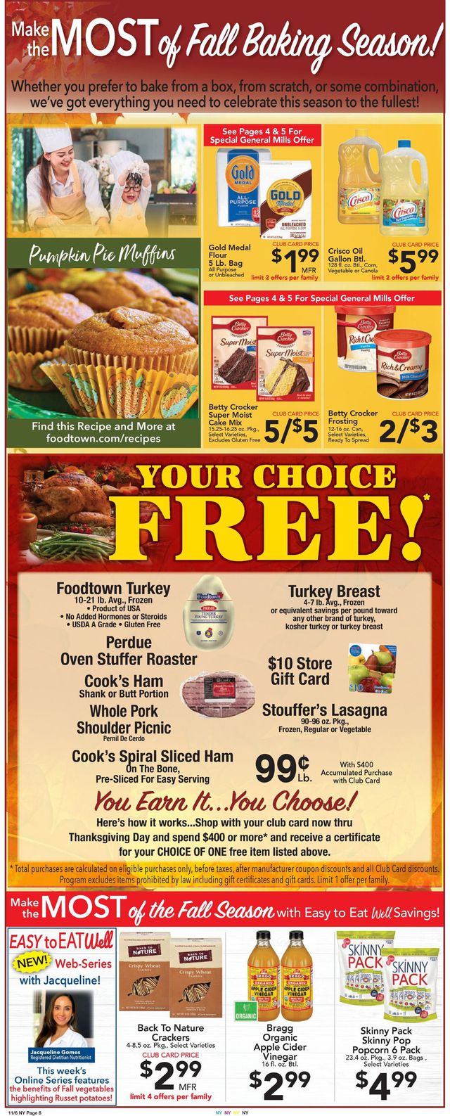 Foodtown Ad from 11/06/2020