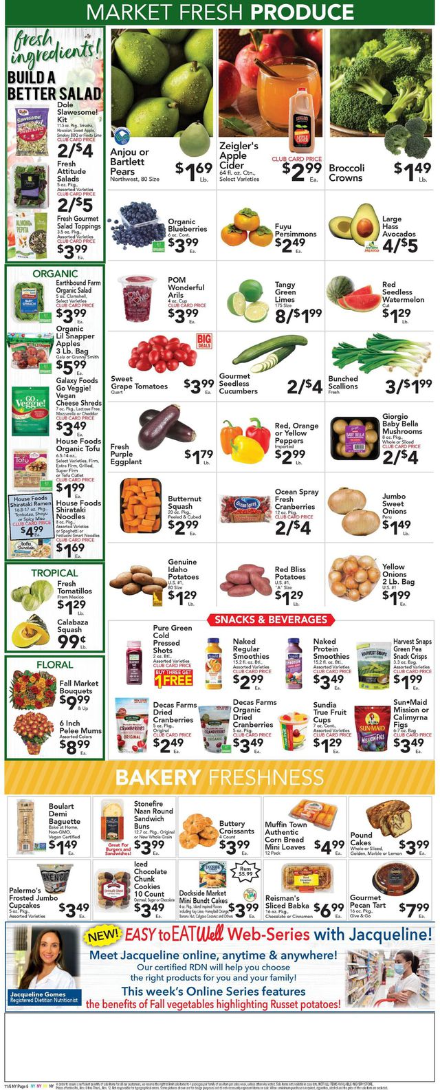 Foodtown Ad from 11/06/2020