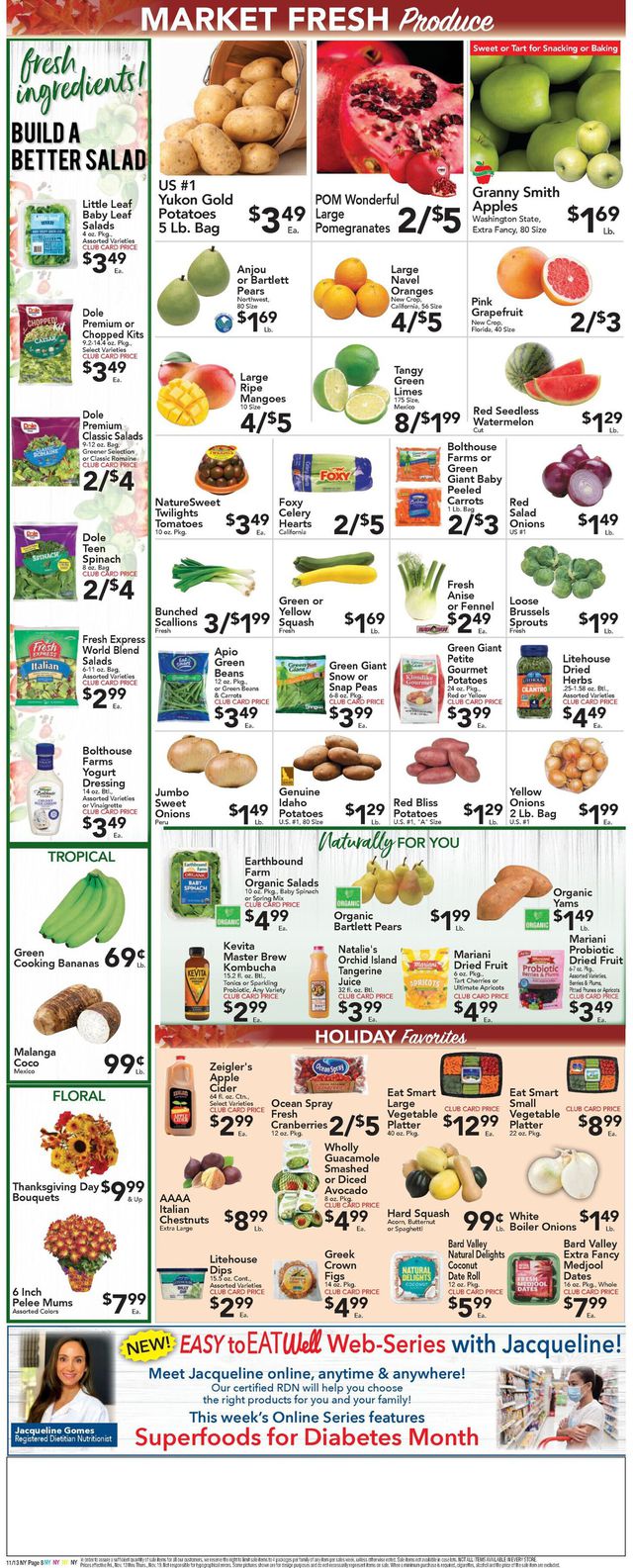 Foodtown Ad from 11/13/2020