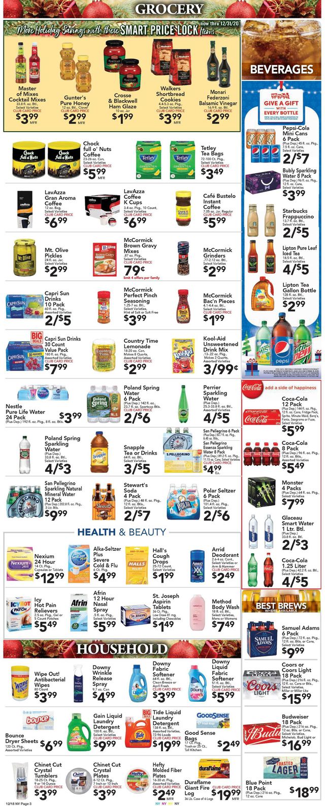 Foodtown Ad from 12/18/2020