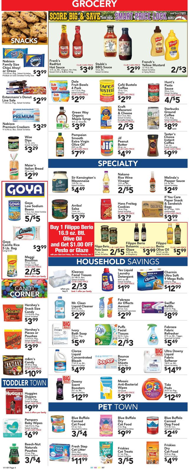 Foodtown Ad from 01/01/2021