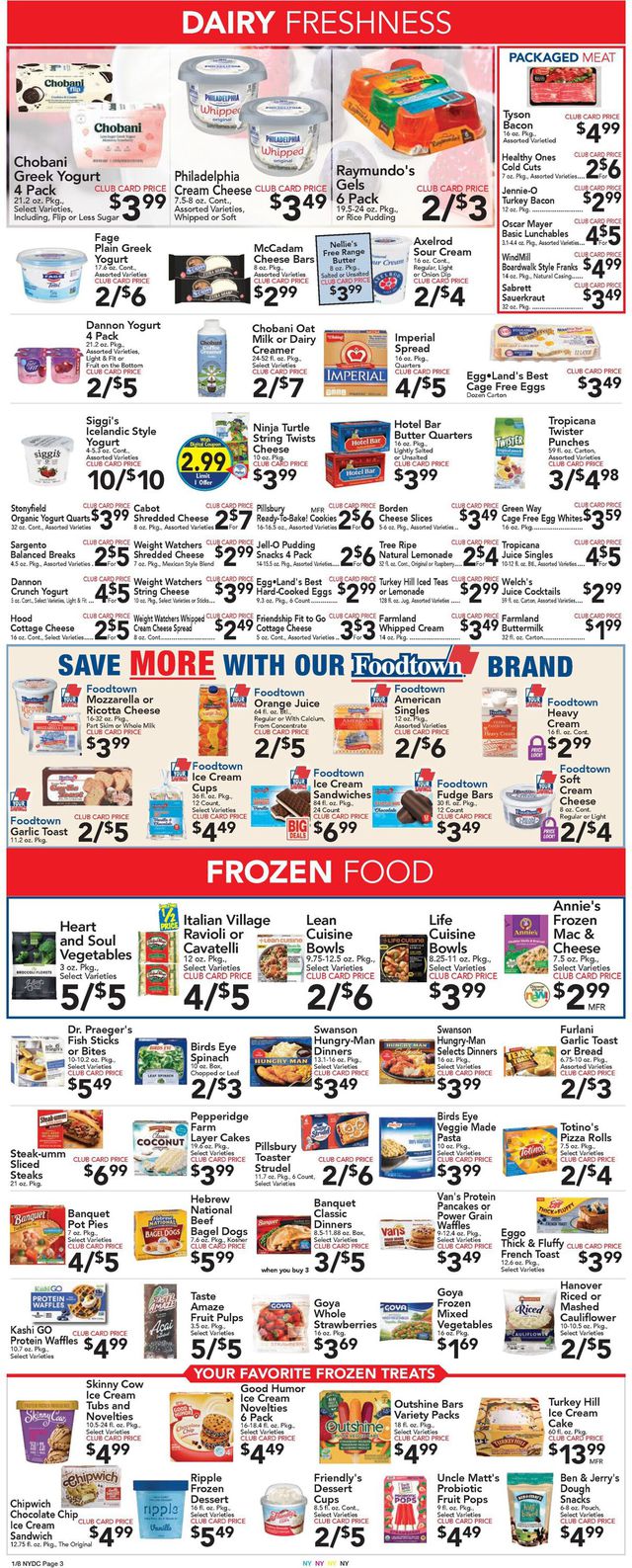 Foodtown Ad from 01/08/2021