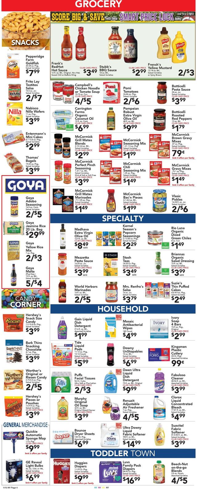 Foodtown Ad from 01/15/2021