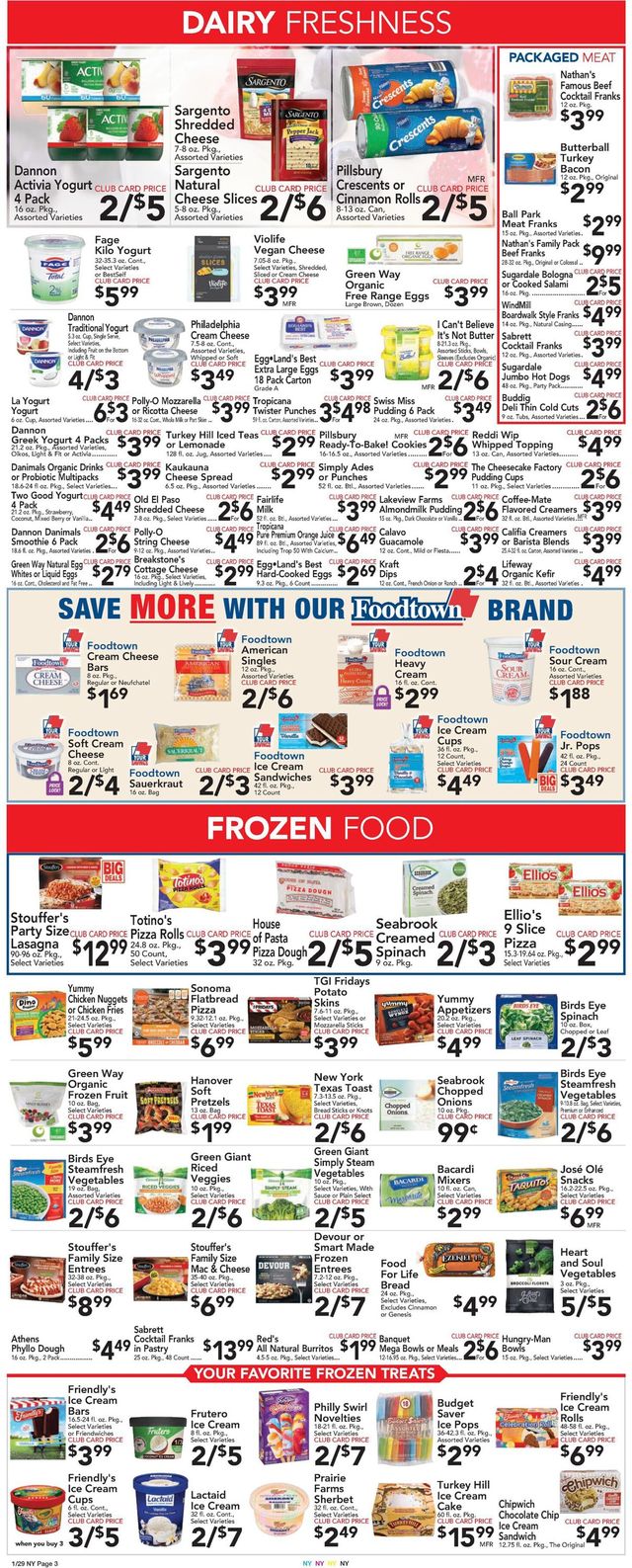 Foodtown Ad from 01/29/2021