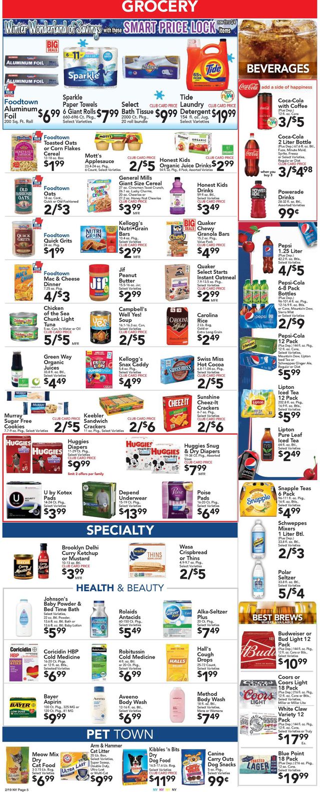 Foodtown Ad from 02/19/2021
