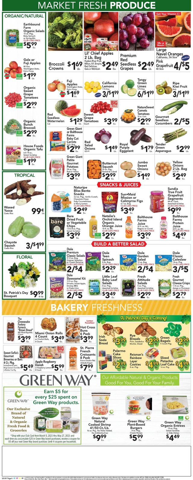 Foodtown Ad from 03/05/2021