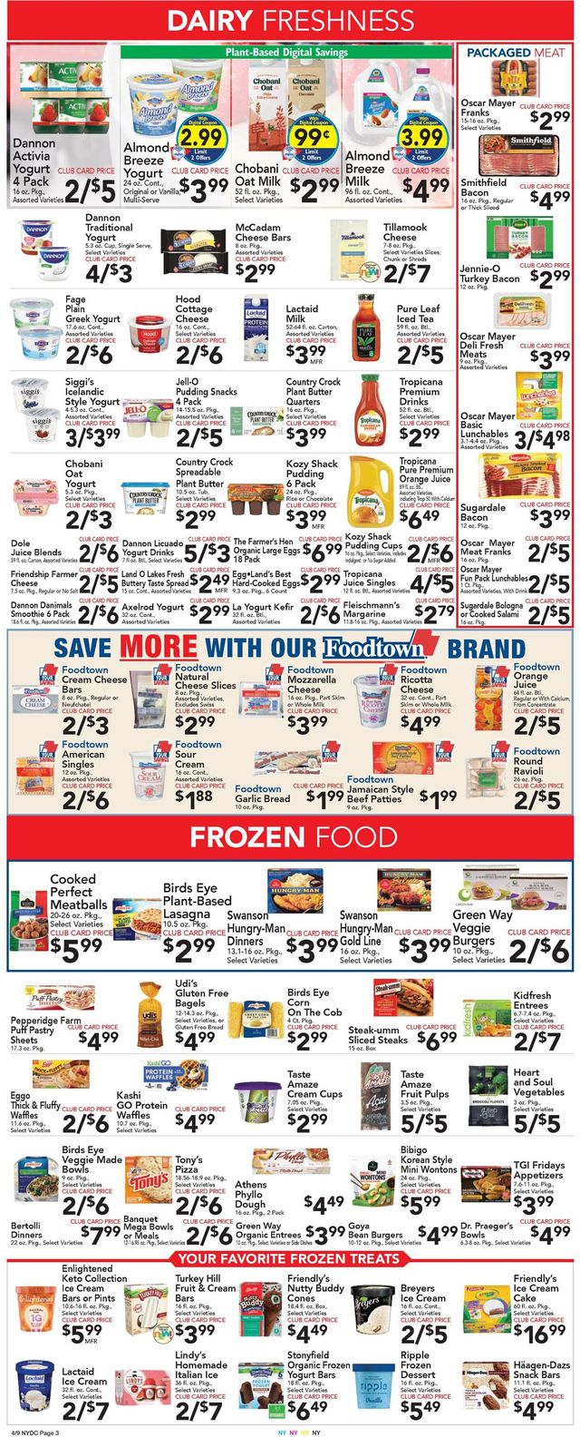 Foodtown Ad from 04/09/2021