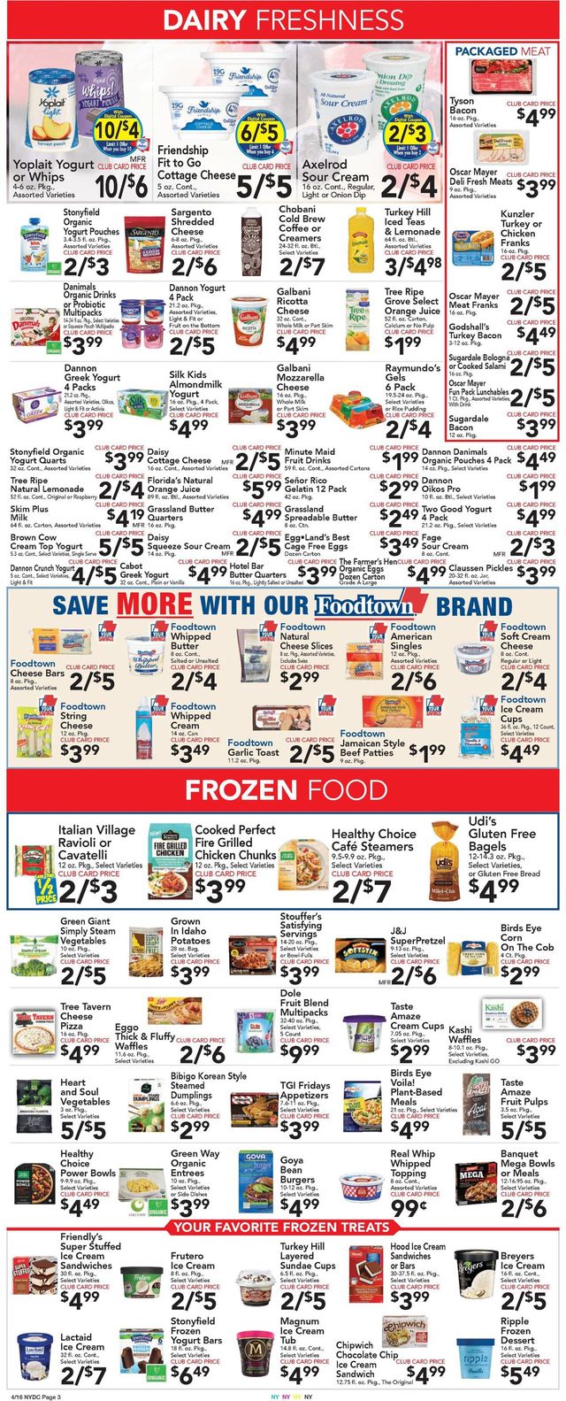 Foodtown Ad from 04/16/2021
