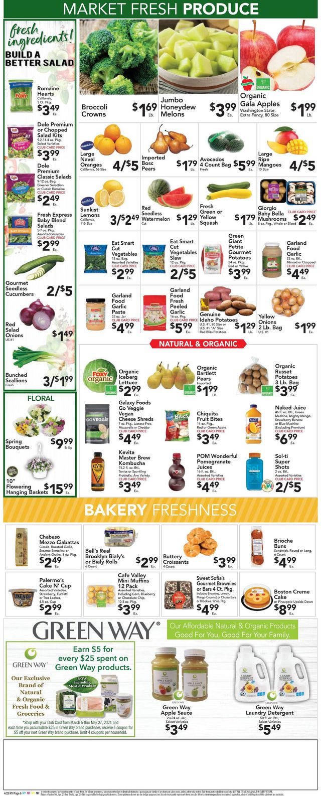 Foodtown Ad from 04/23/2021
