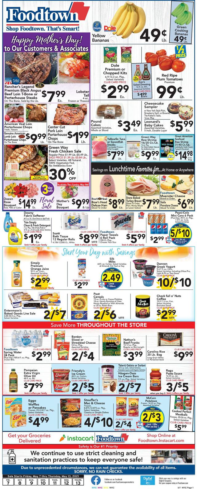 Foodtown Ad from 05/07/2021