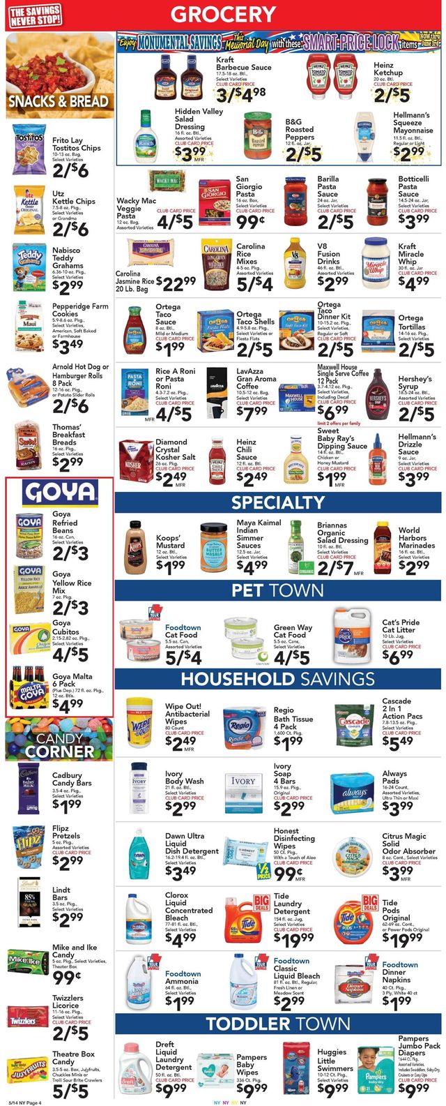 Foodtown Ad from 05/14/2021