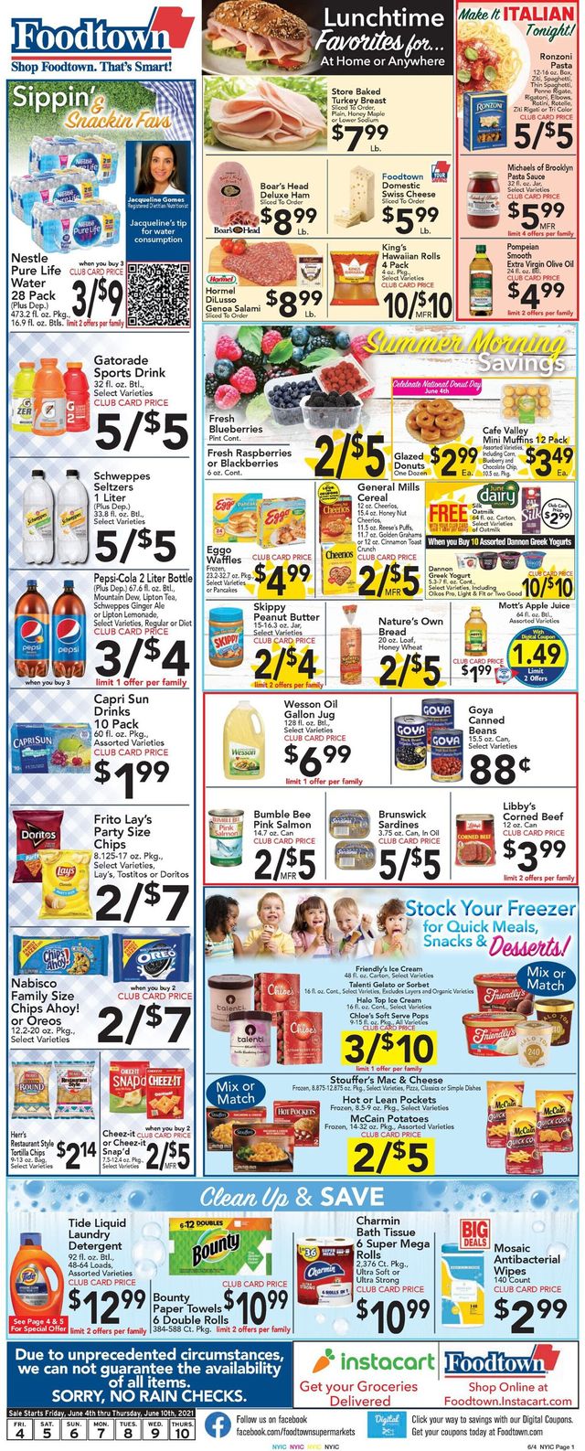 Foodtown Ad from 06/04/2021