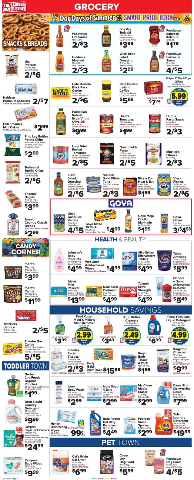 Foodtown Ad from 07/09/2021
