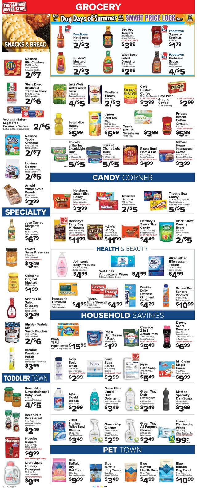 Foodtown Ad from 07/23/2021