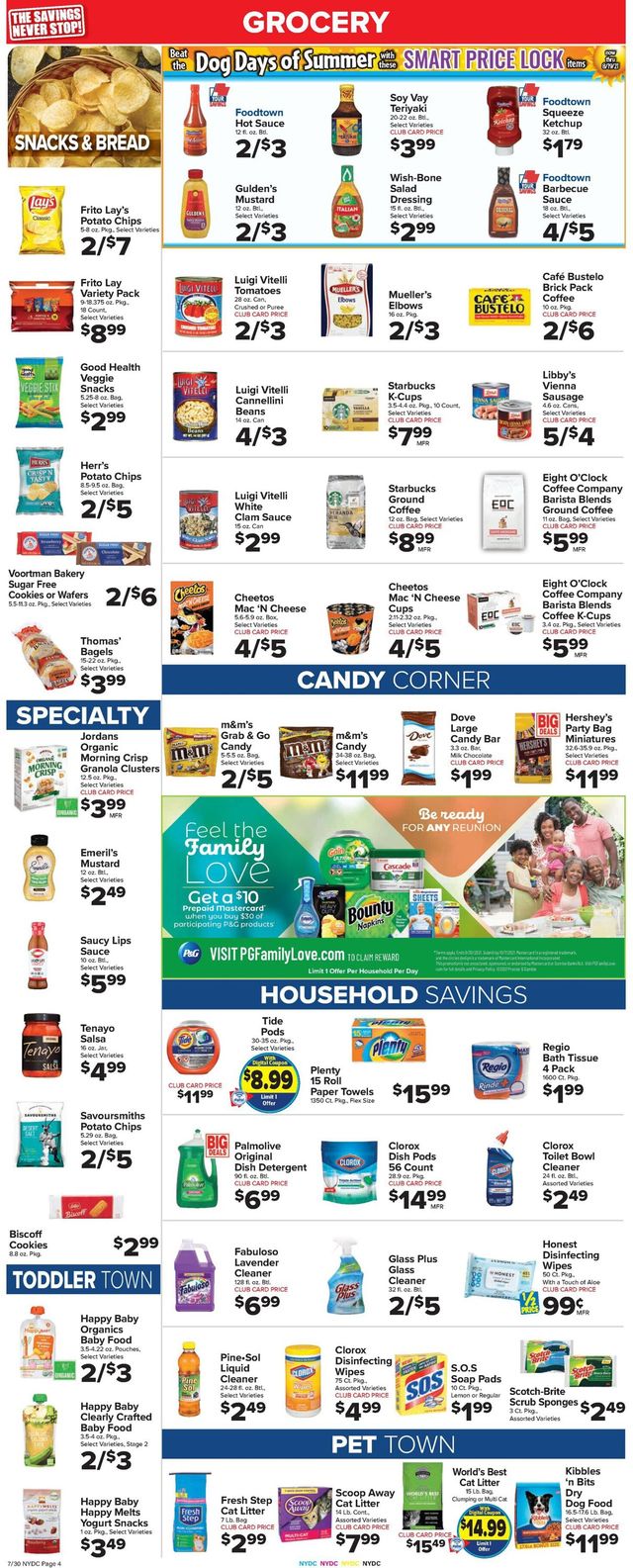 Foodtown Ad from 07/30/2021
