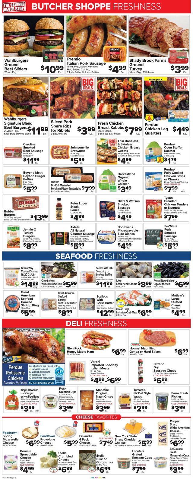 Foodtown Ad from 08/27/2021