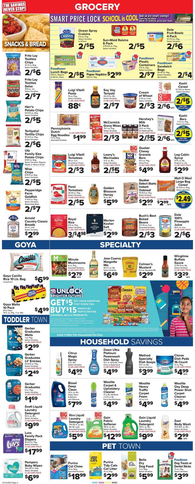 Foodtown Ad from 09/03/2021