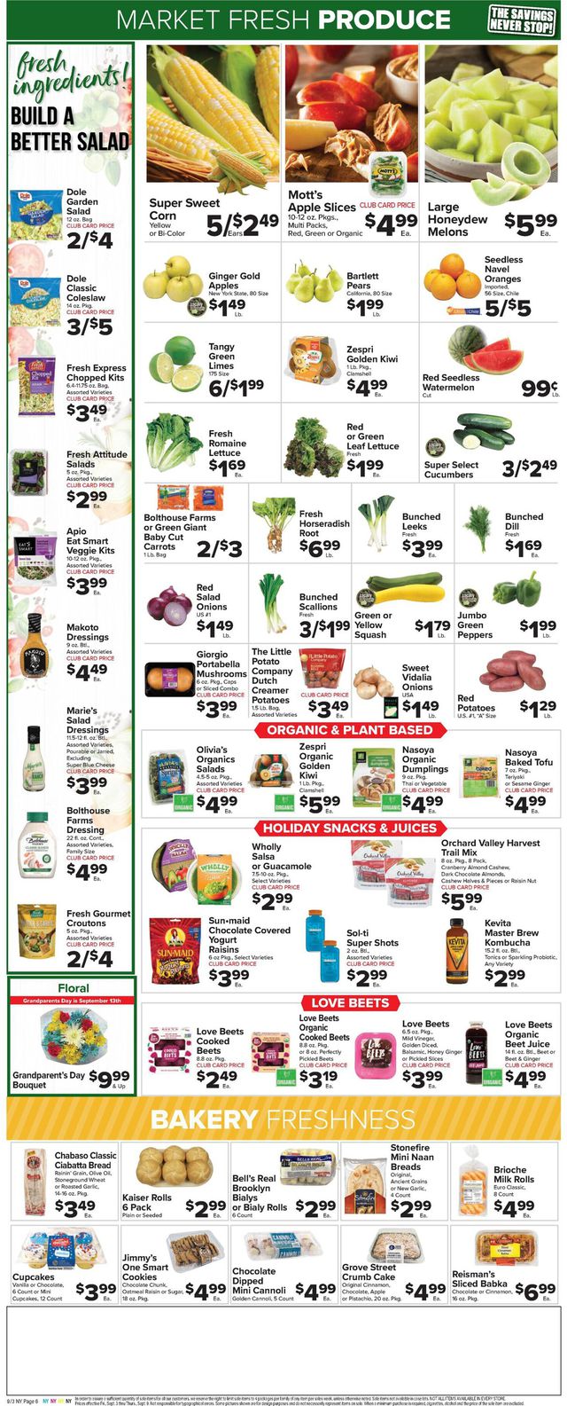 Foodtown Ad from 09/03/2021