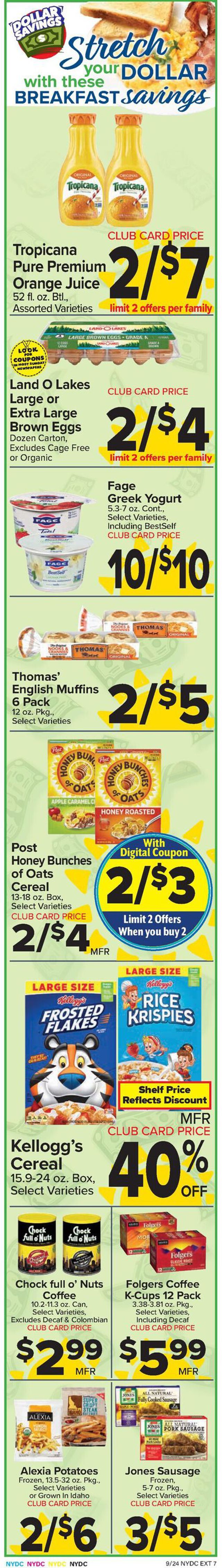 Foodtown Ad from 09/24/2021