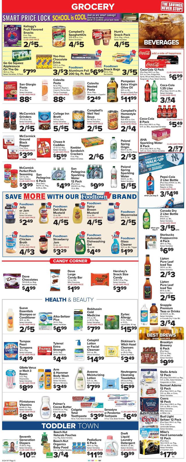 Foodtown Ad from 09/24/2021