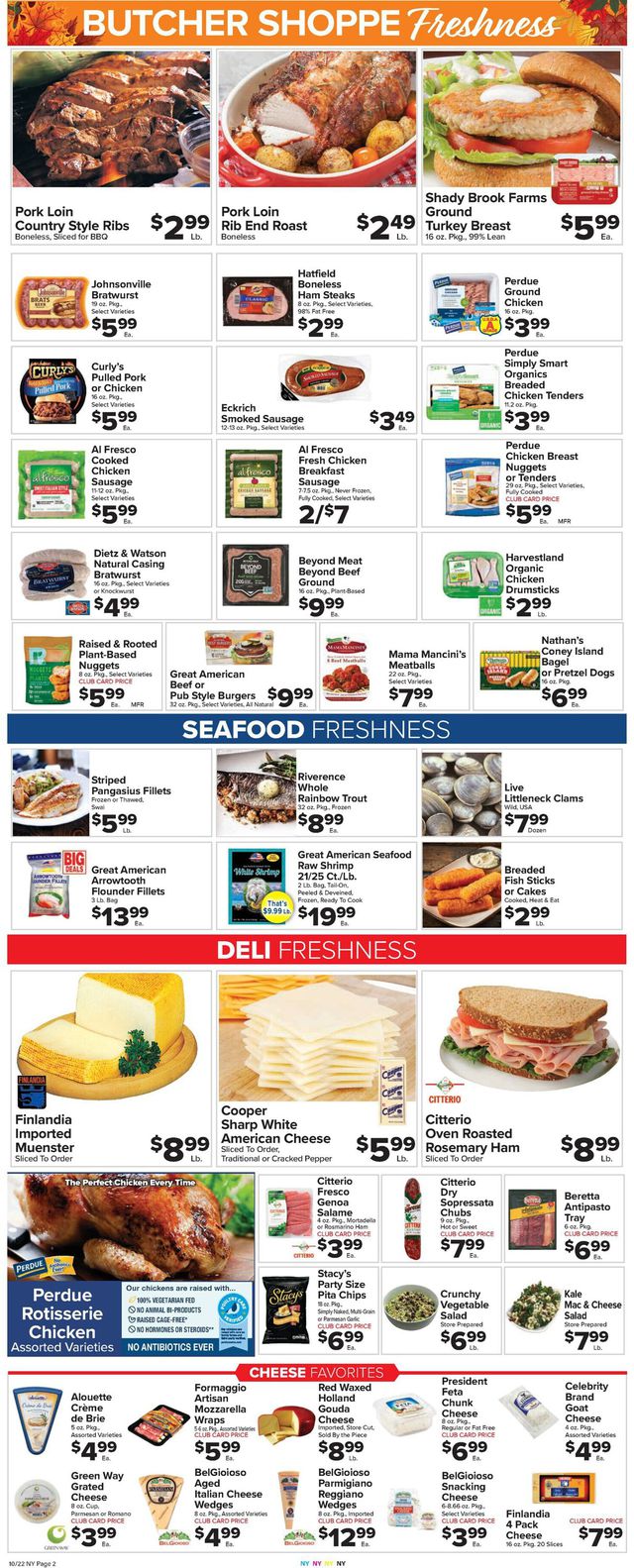 Foodtown Ad from 10/22/2021