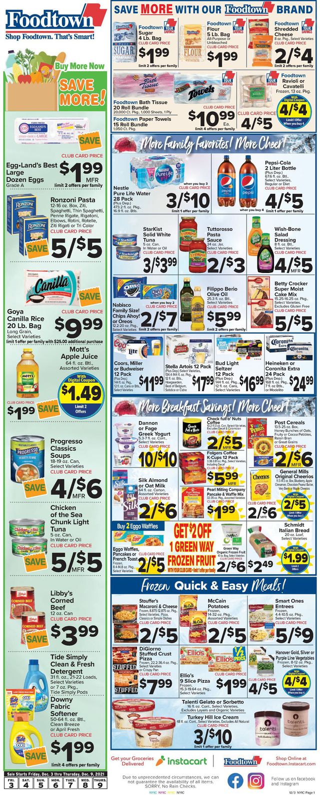 Foodtown Ad from 12/03/2021