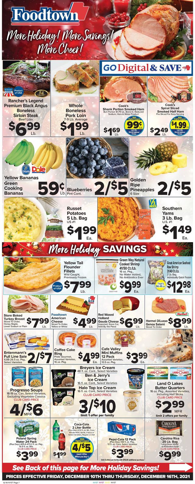 Foodtown Ad from 12/10/2021