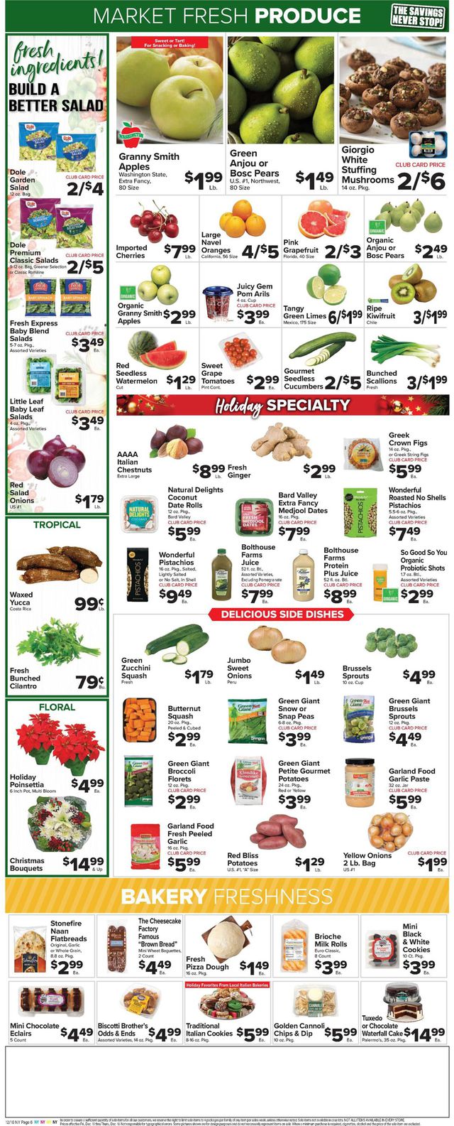 Foodtown Ad from 12/10/2021