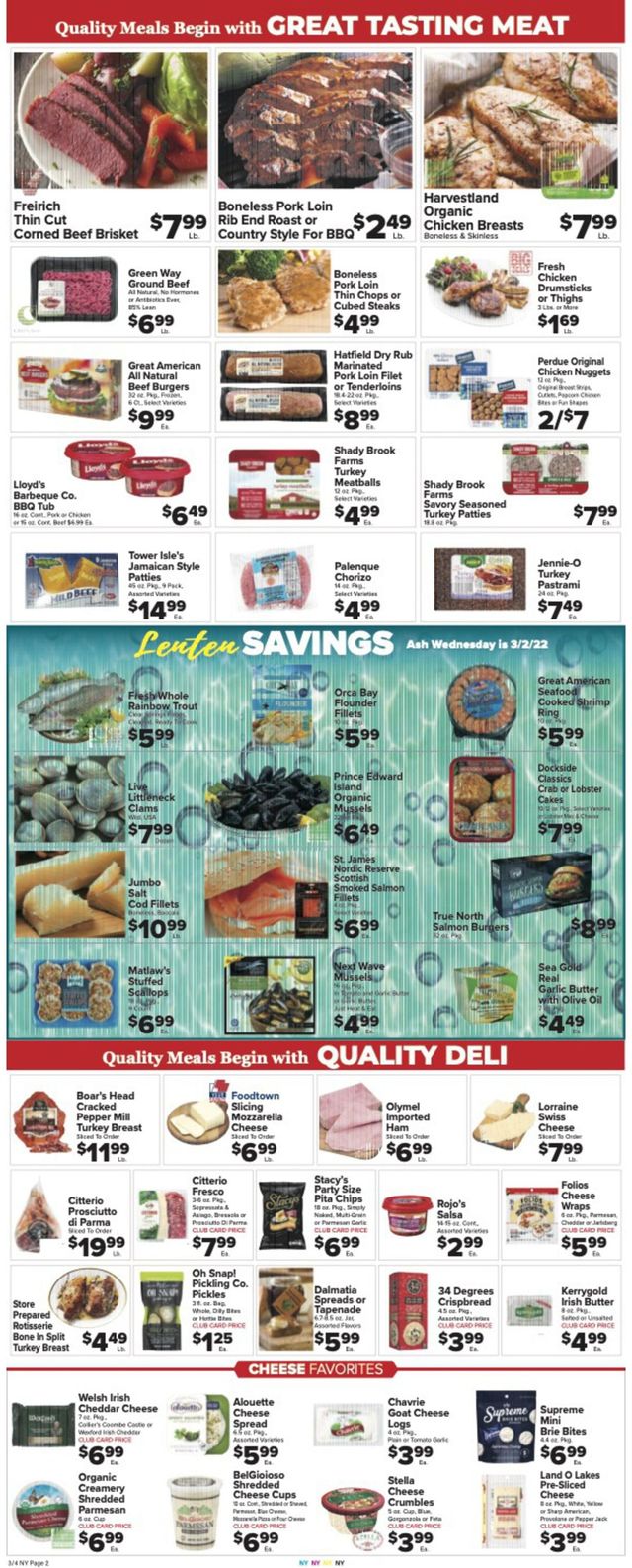 Foodtown Ad from 03/04/2022