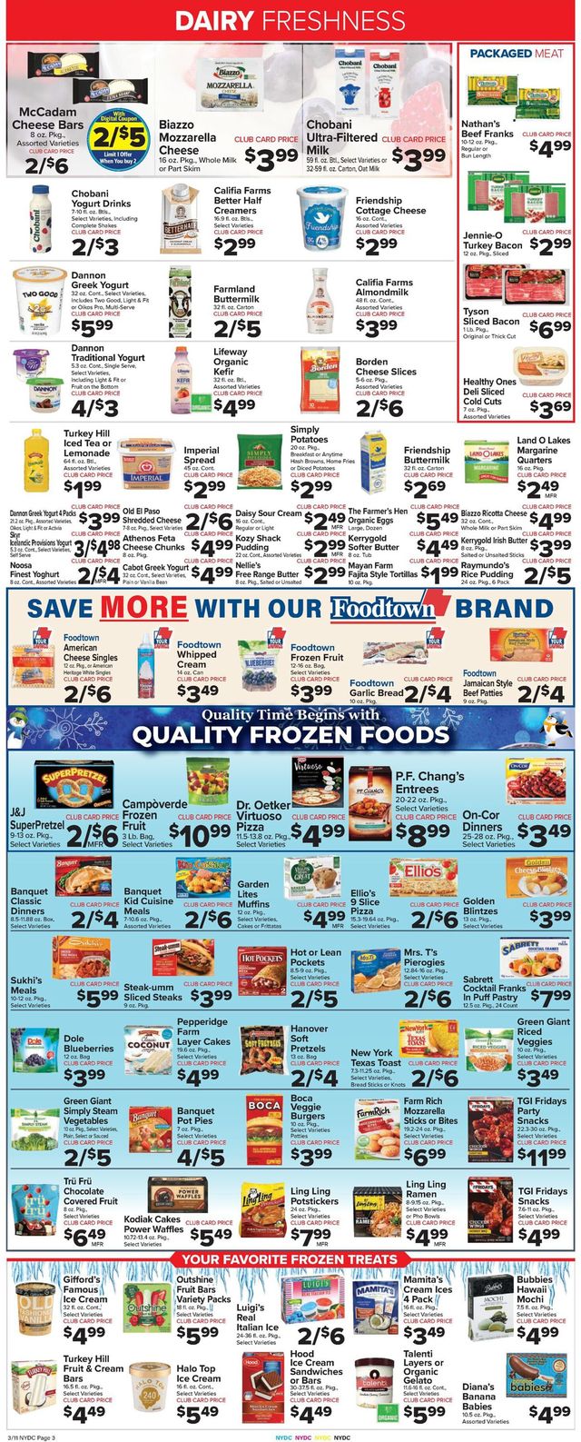 Foodtown Ad from 03/11/2022