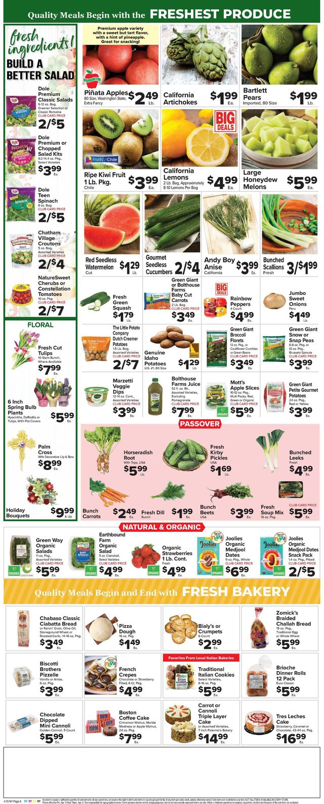 Foodtown Ad from 04/15/2022