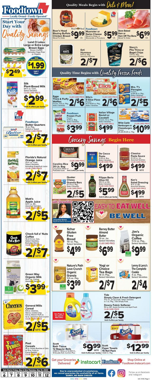 Foodtown Ad from 05/06/2022