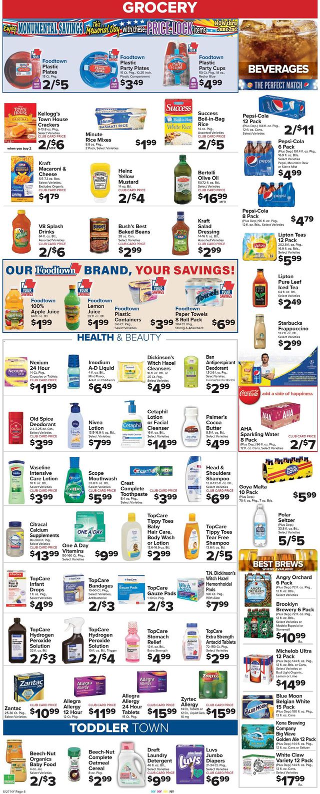 Foodtown Ad from 05/27/2022
