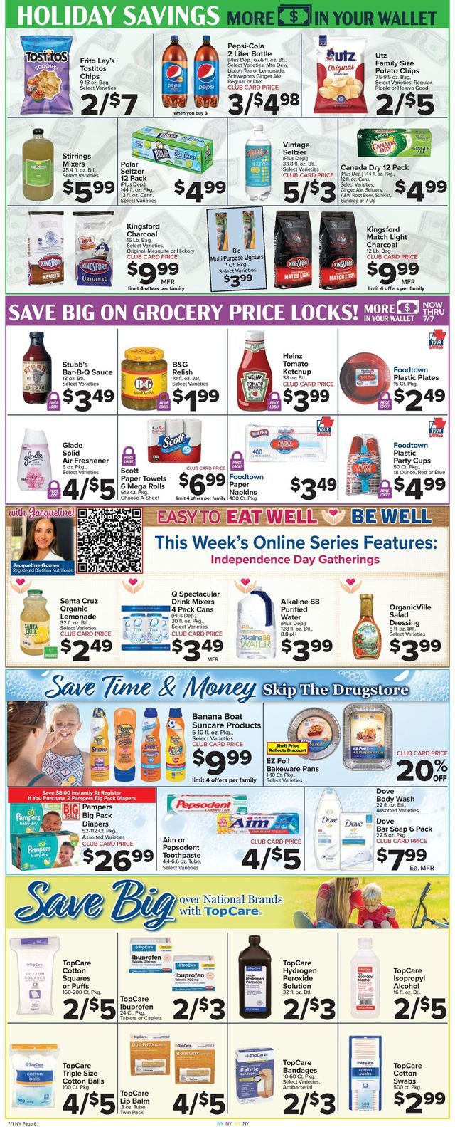 Foodtown Ad from 07/01/2022