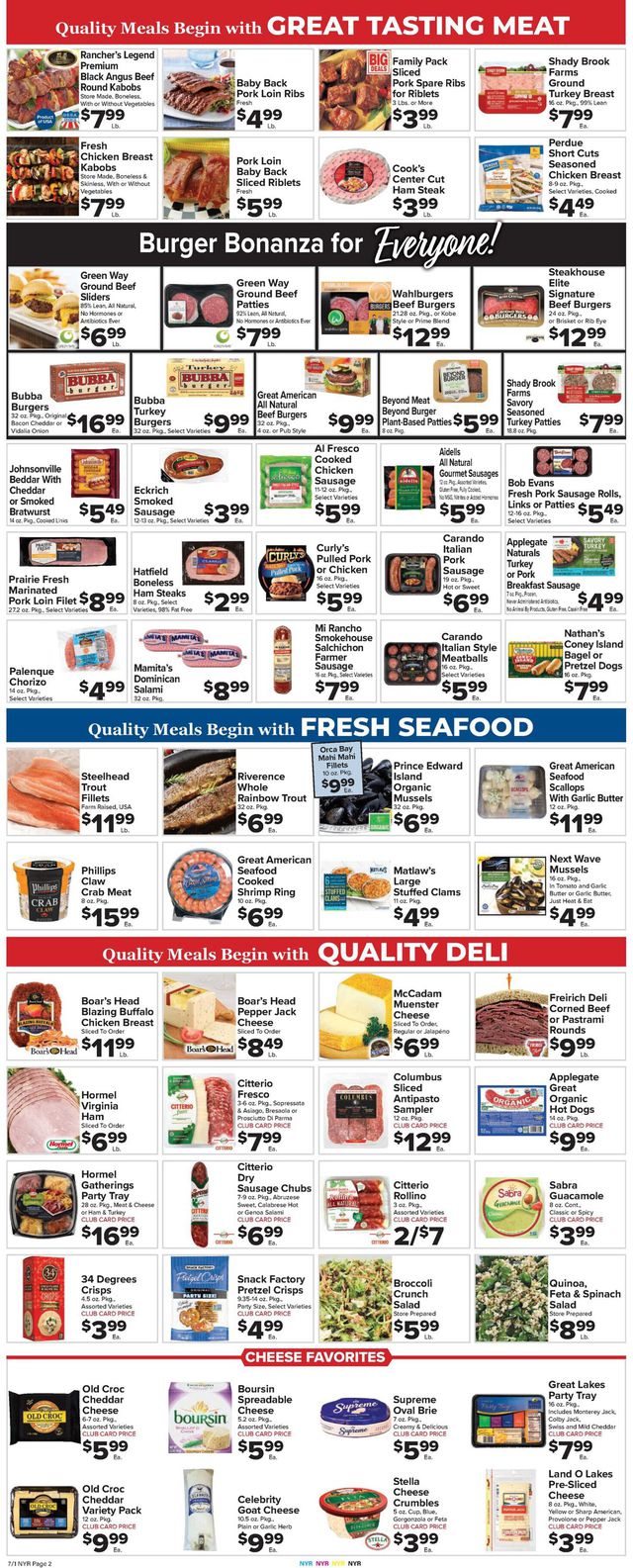 Foodtown Ad from 07/01/2022