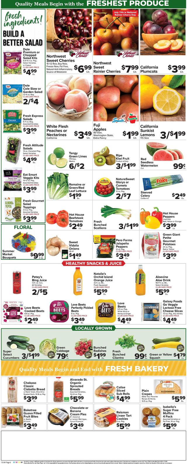 Foodtown Ad from 07/08/2022