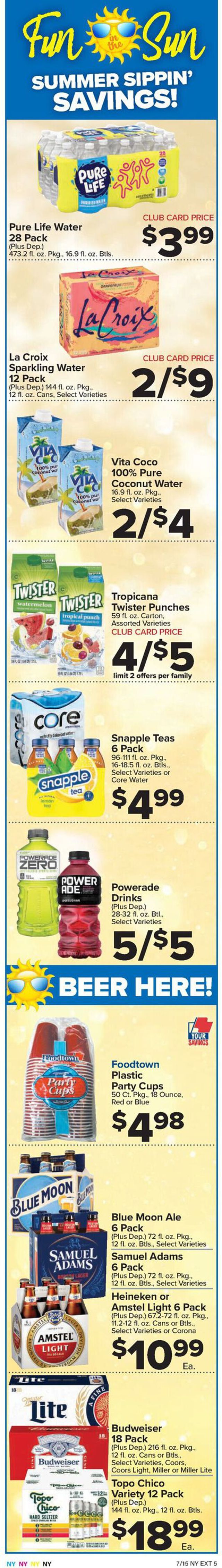 Foodtown Ad from 07/15/2022