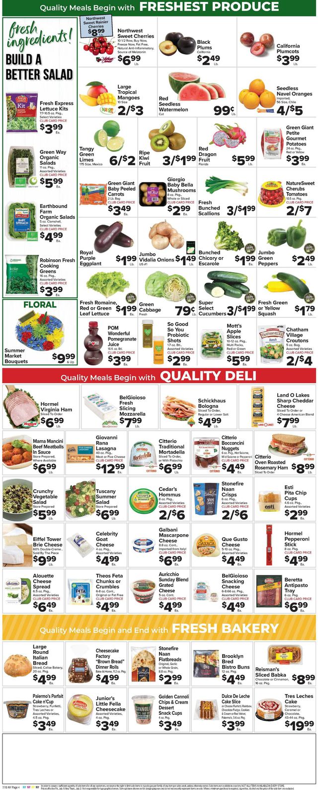 Foodtown Ad from 07/15/2022