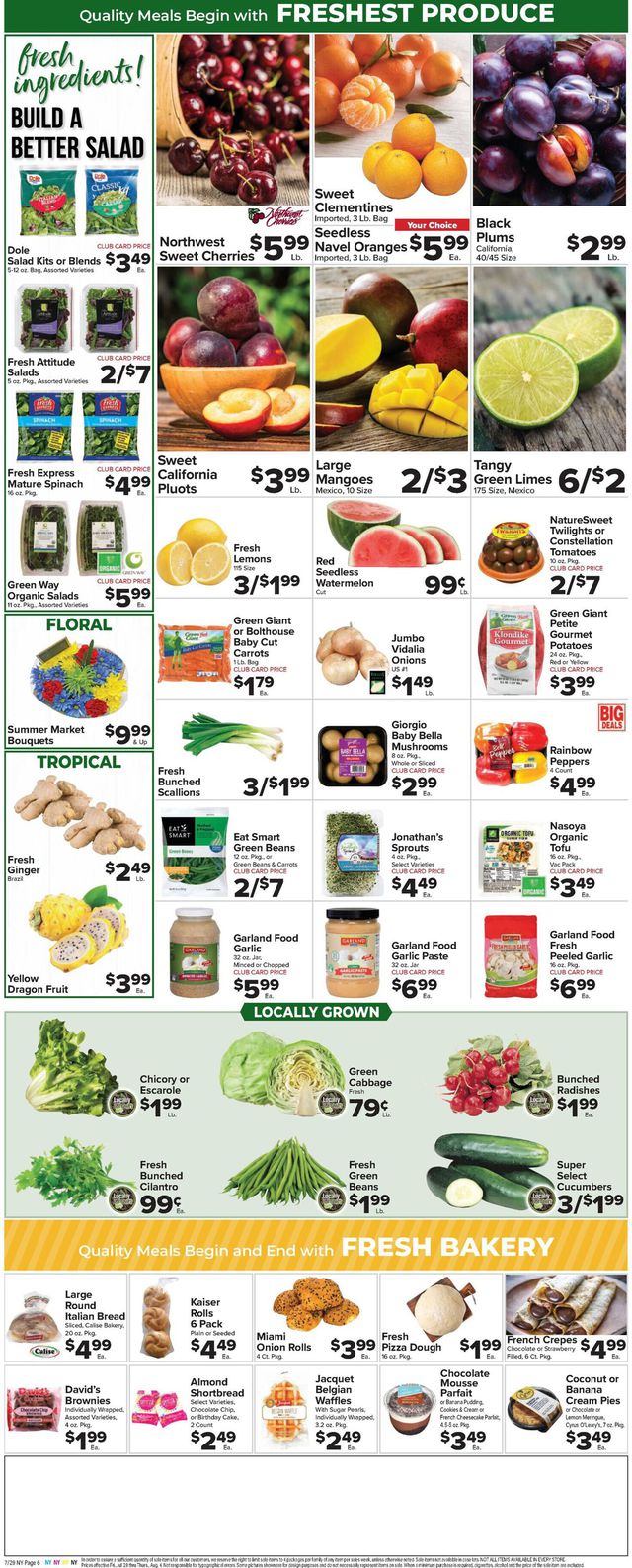 Foodtown Ad from 07/29/2022