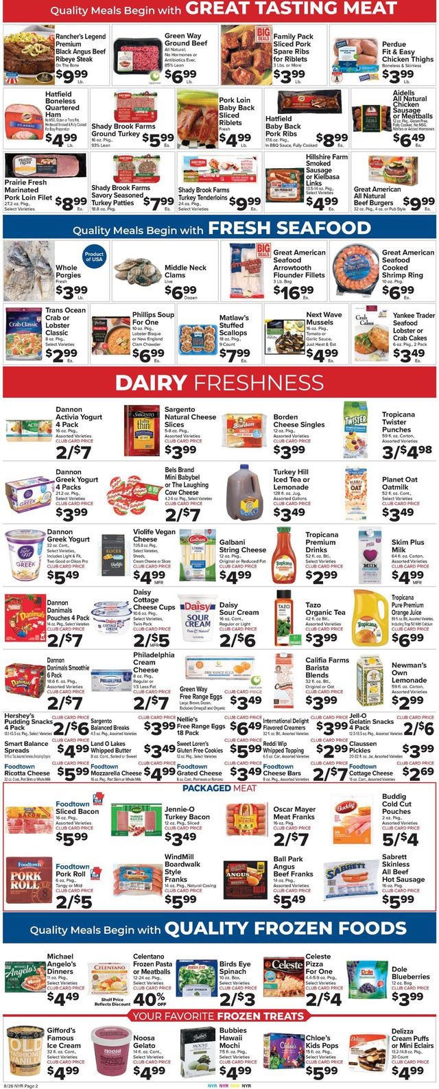 Foodtown Ad from 08/26/2022