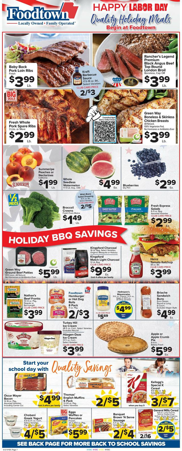 Foodtown Ad from 09/02/2022