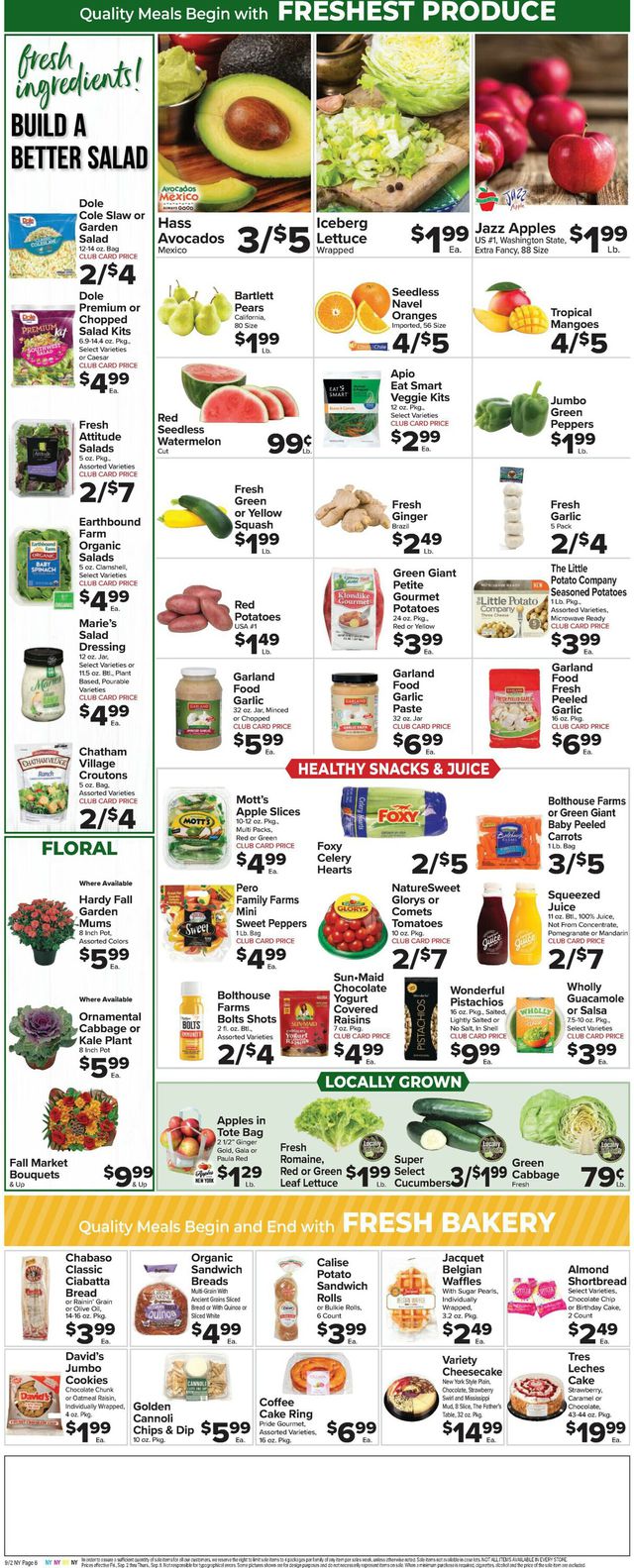 Foodtown Ad from 09/02/2022