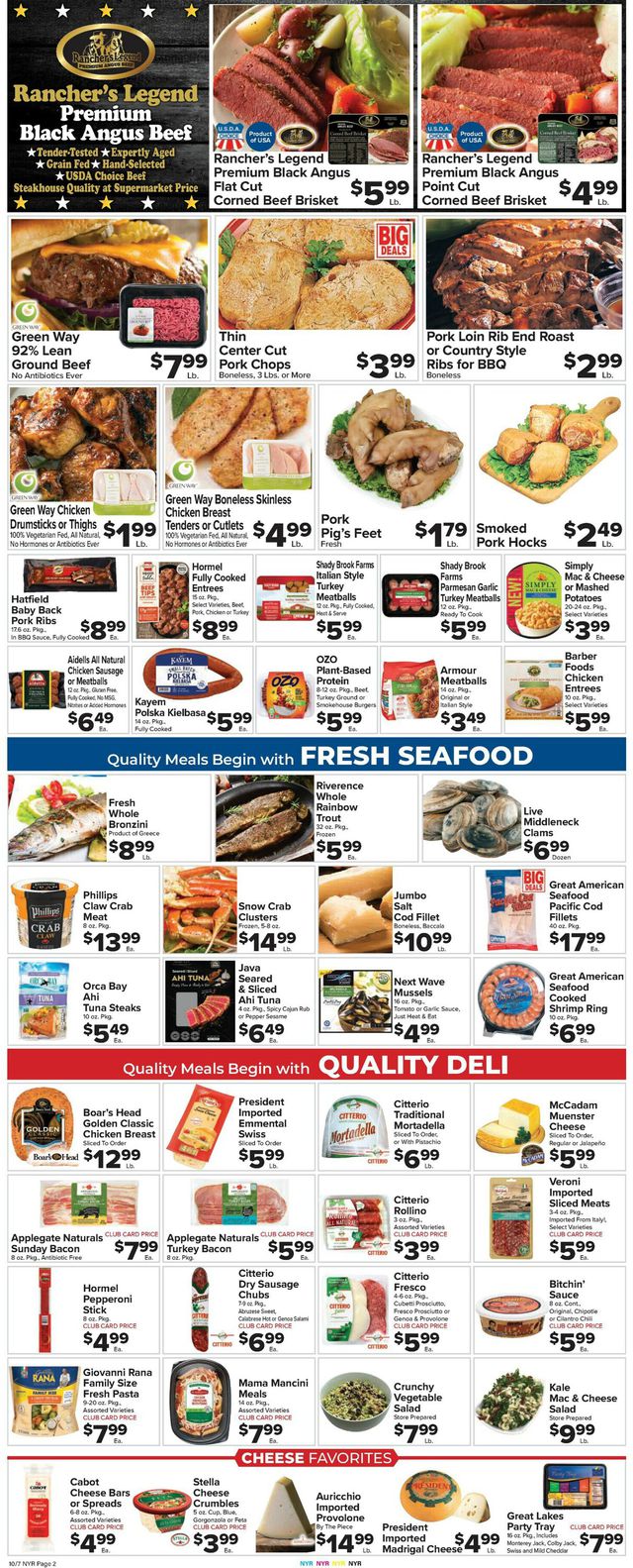 Foodtown Ad from 10/07/2022