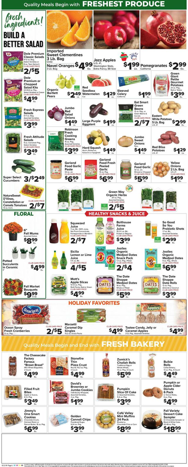 Foodtown Ad from 10/21/2022
