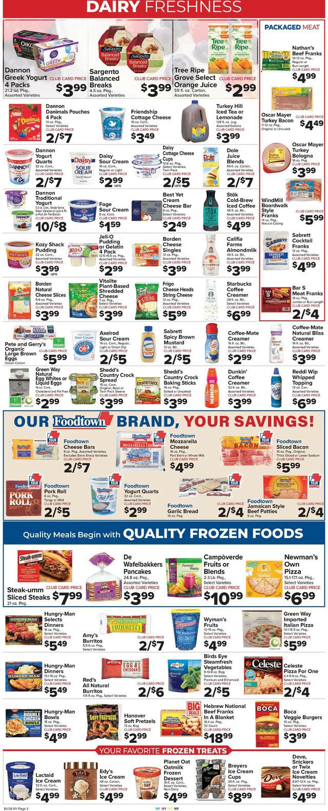 Foodtown Ad from 10/28/2022