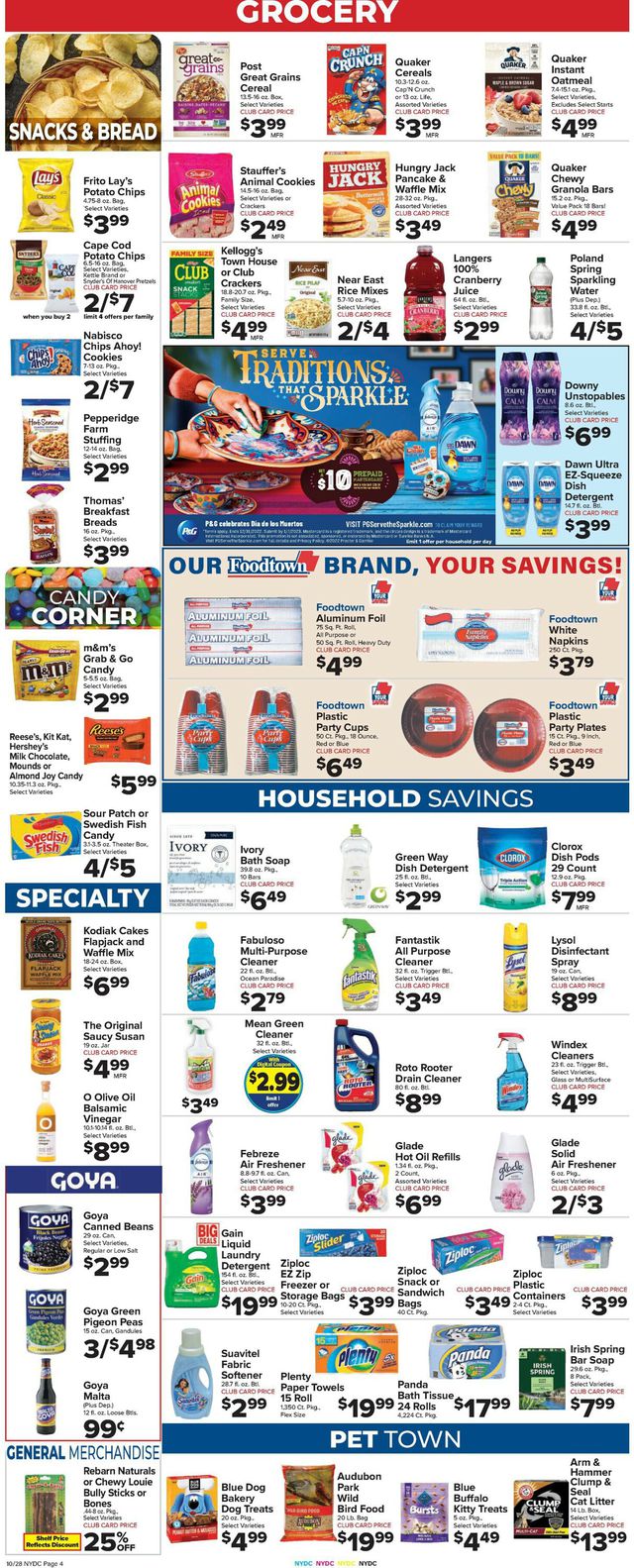 Foodtown Ad from 10/28/2022