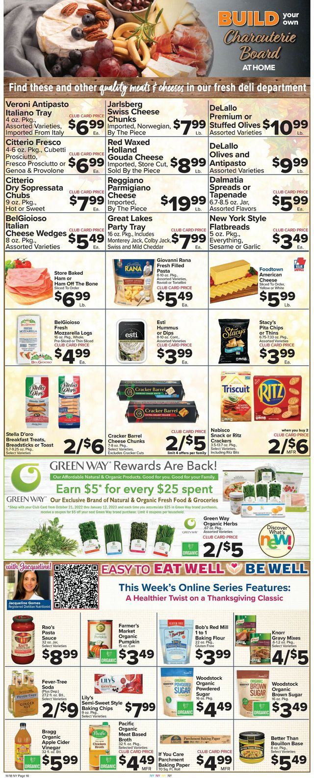 Foodtown Ad from 11/18/2022